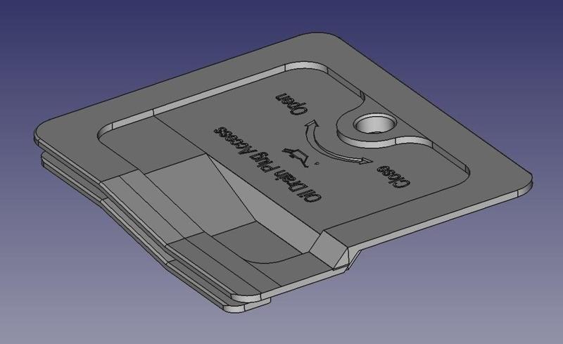 Ford Maverick Oil Drain & Filter Access Covers