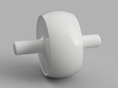 Wheel for plastic box