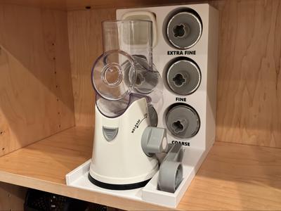 Rotary Cheese Grater Set Organizer