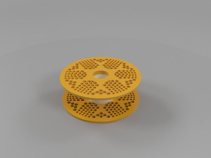 3D printed filament spool