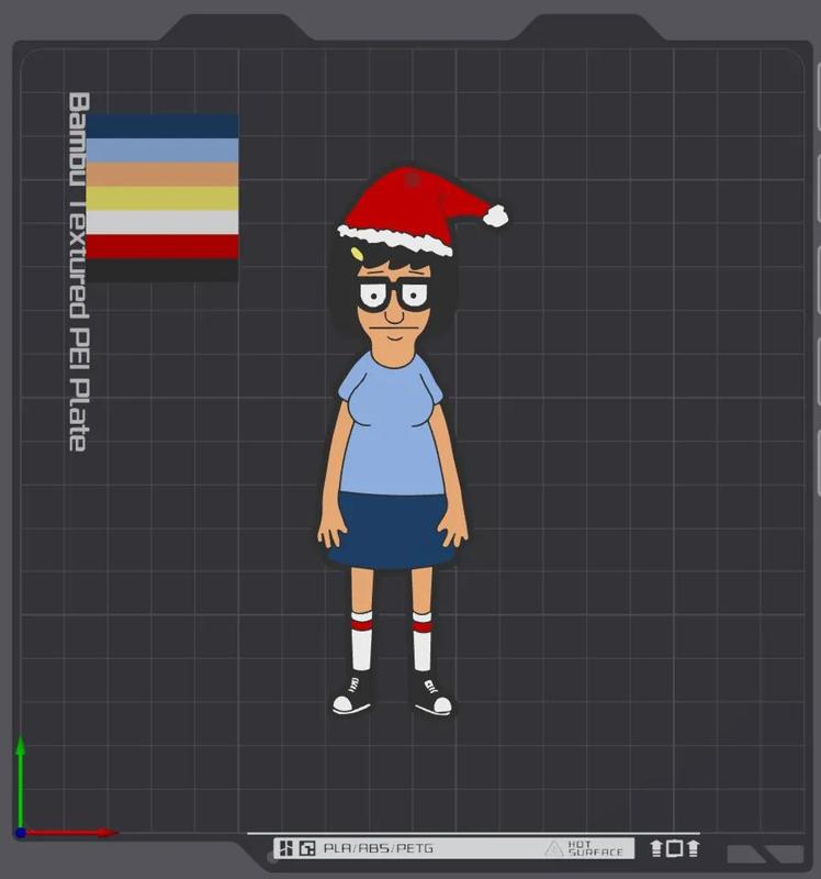 Tina Belcher Christmas Ornament   
