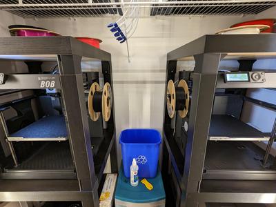 Bambu Lab P1P Side Spool Mounts