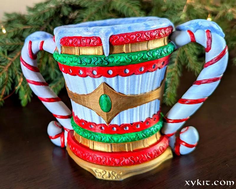 Christmas Mug Soda Can Cozy   