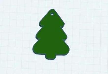Christmas tree key chain   