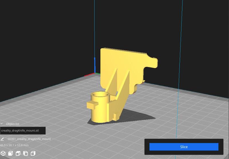 Vinyl Cutter Tool Holder for Ender 3 S1 (Drag Knife)