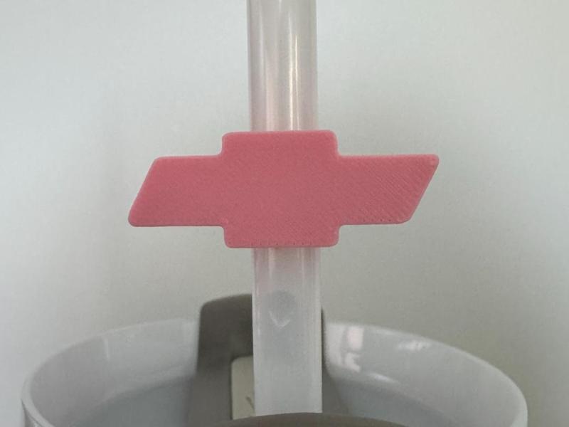 Chevy Stanley Cup Straw Charm