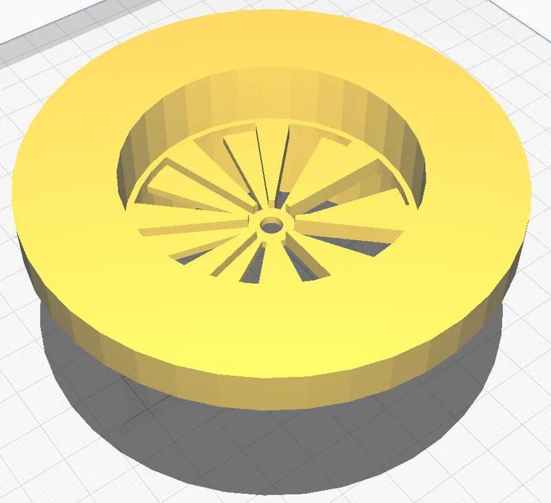 ventilation grill round adjustable / Lüftungsgitter rund verstellbar   