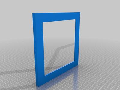 Display frame for tiles and mirror