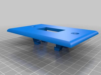 Power outlet support and cover