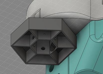 Spirit Brushless Blaster Prototype Helmholtz Resonator Chamber   