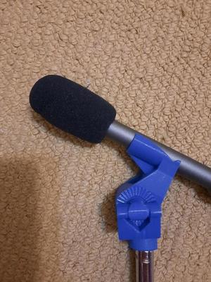 Print-in-Place Microphone holder cam locking
