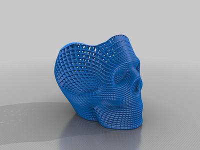 Skull pencil holder adjusted for CHITUBOX