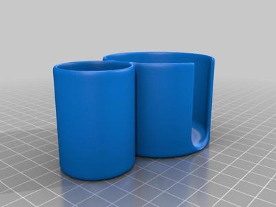 Cotton round and swab holder