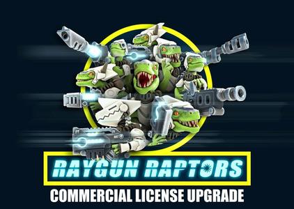 Raygun Raptors Kickstarter Set Commercial License Upgrade