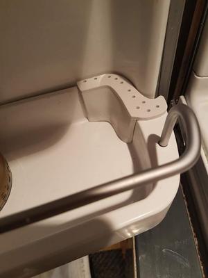 Reinforcement for cracked Fisher & Paykel fridge door