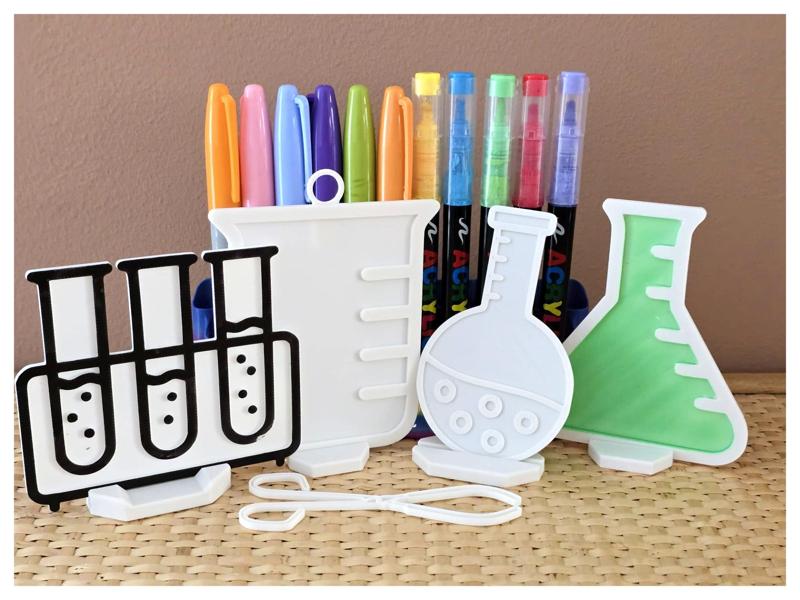 Lab Science Equipment DIY Coloring Pack 1 NO AMS