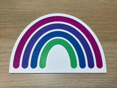 Rainbow Door Sign