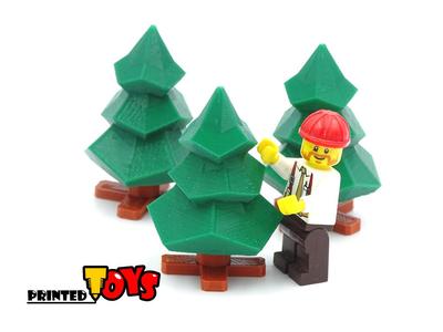 Tiny and quick to print Christmas tree