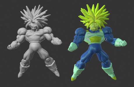 Trunks puffed - Cell training