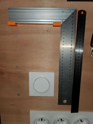 Square + ruler holder