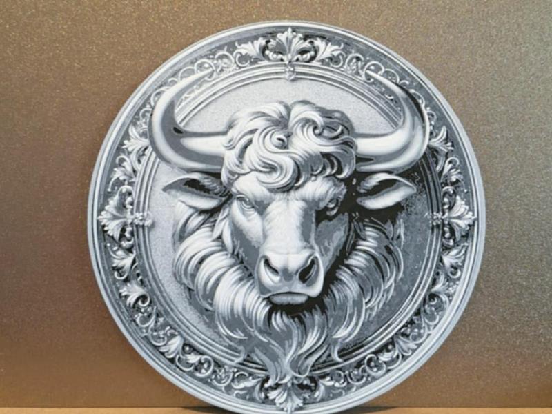 Taurus - Zodiac sign - Hueforge - 2 colours