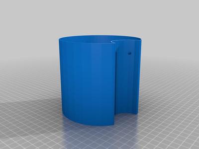 Pencil holder with cut-out