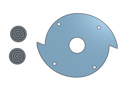 Battlebot fidget spinner disk