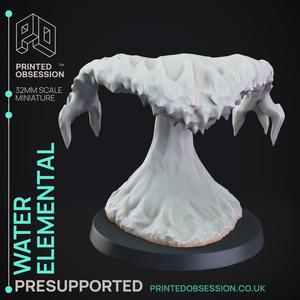 Water Elemental - Pre supported - 32mm scale - D&D