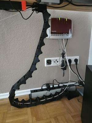 Kabelkette Schreibtisch, Kabelführung, cable chain