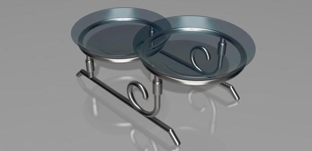 Snack Tray Stand