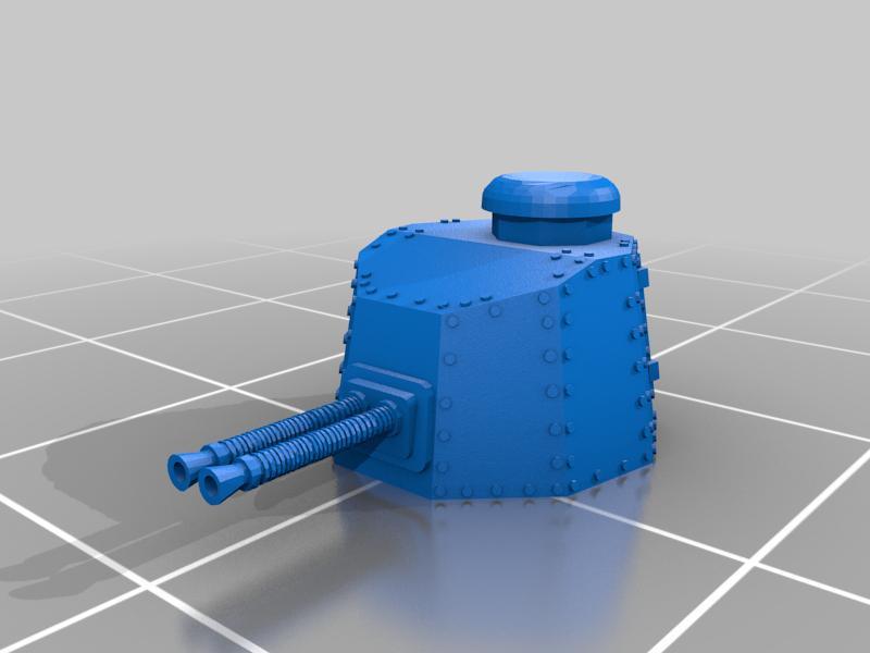 fiat3000 double mg turret