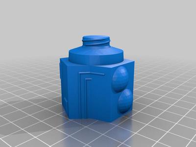 Estes 2003 SDI Satellite Kit Nose Cone modded for printability