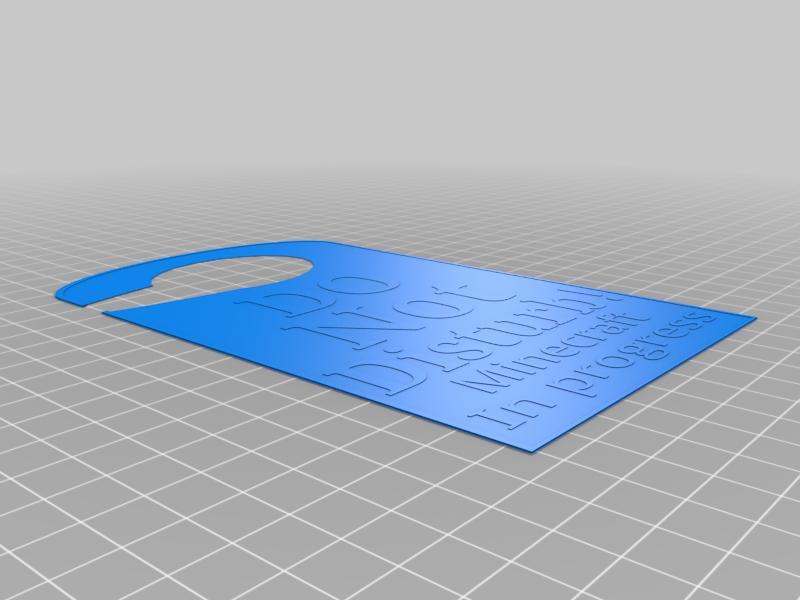 minecraft door hanger