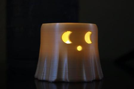 Ghost Tealight Candle Holder