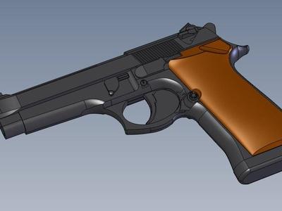 Remix of Beretta prop gun by Chris_Wentworth