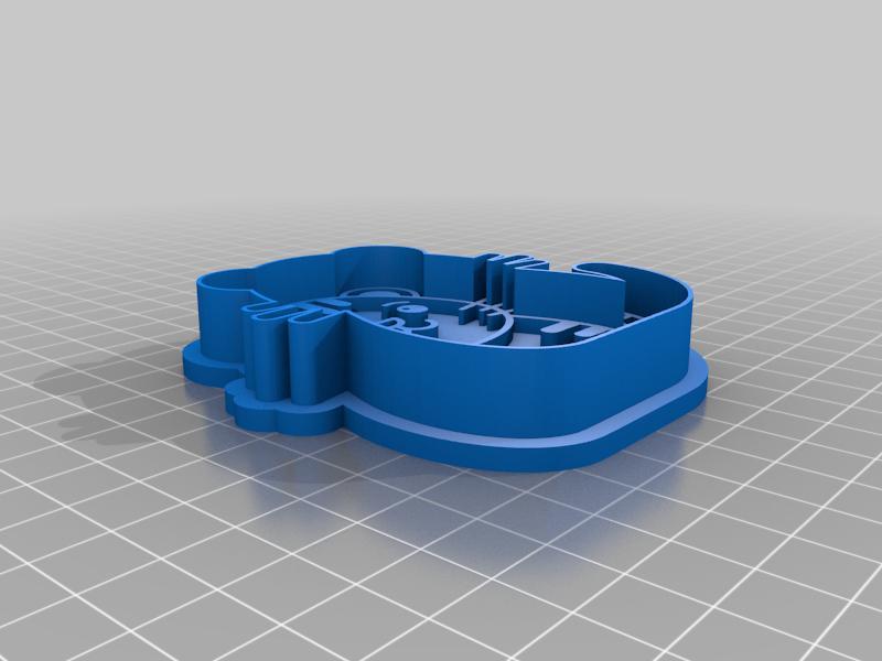 cookie cutter tiger - cutter and stamp