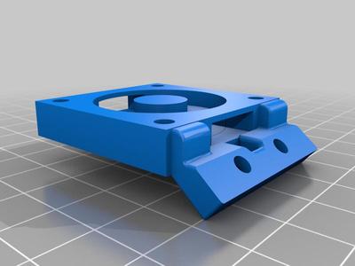 * 8RGB LED Mount for Creality Sprite Extruder