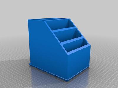 5 tier sand paper holder with gridfinity compatability or not