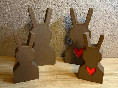 Easter Decoration Rabbit with/without Heart