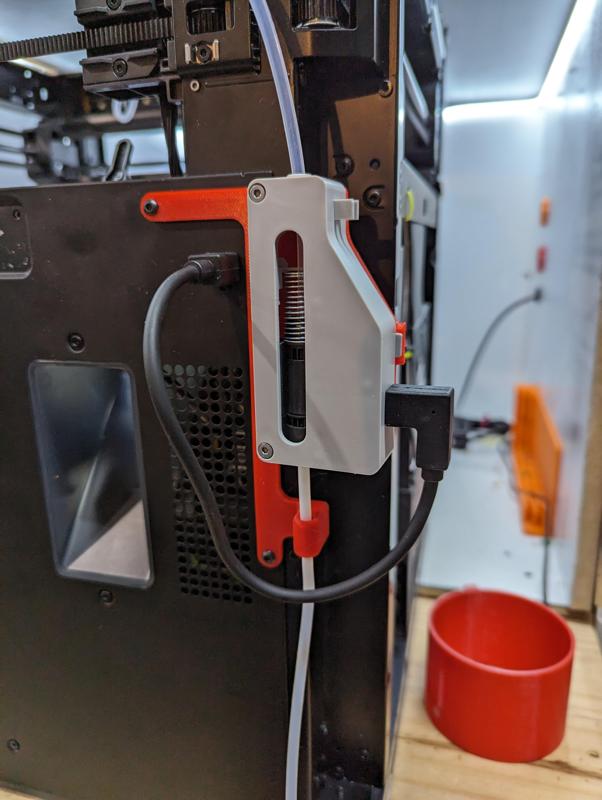 Bambu AMS Buffer Vertical Mount with PTFE Guide