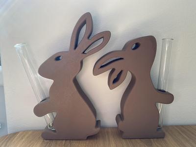 Bunny with vase