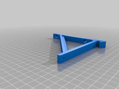 bracket for the projector on the wall