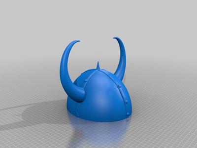 Viking helmet with some horns
