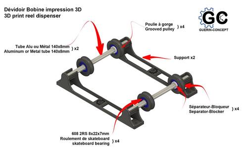 3D Print Reel Dispenser