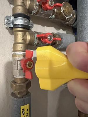 T-handle wrench for water valves   