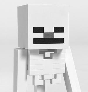 Minecraft Skeleton prop (positionable)