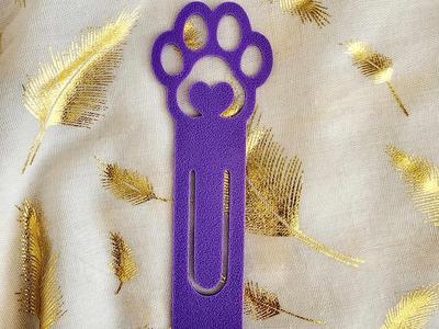 Paw Print Bookmark