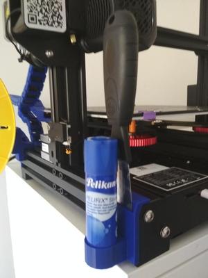 Ender 3 Series Spatula and Glue-Stick Holder
