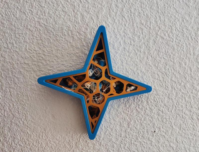 Recycle Stars filled with filament purge/ poop