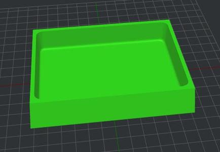  1d wide base screw tray